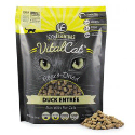 Vital Freeze Dried Delightful Duck Nibblets For Cats 12oz Bag Vital Essentials, Freeze Dried, Delightful Duck, Nibblets, cat food, cat